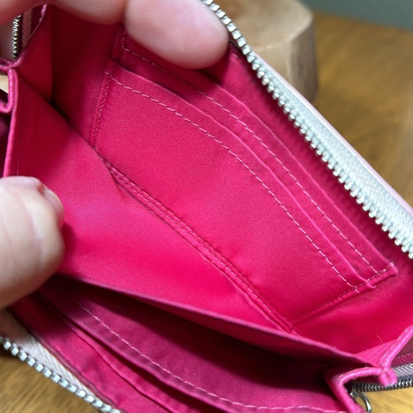 COACH Floral Crossgrain Wallet/Wristlet - Picture 14 of 14